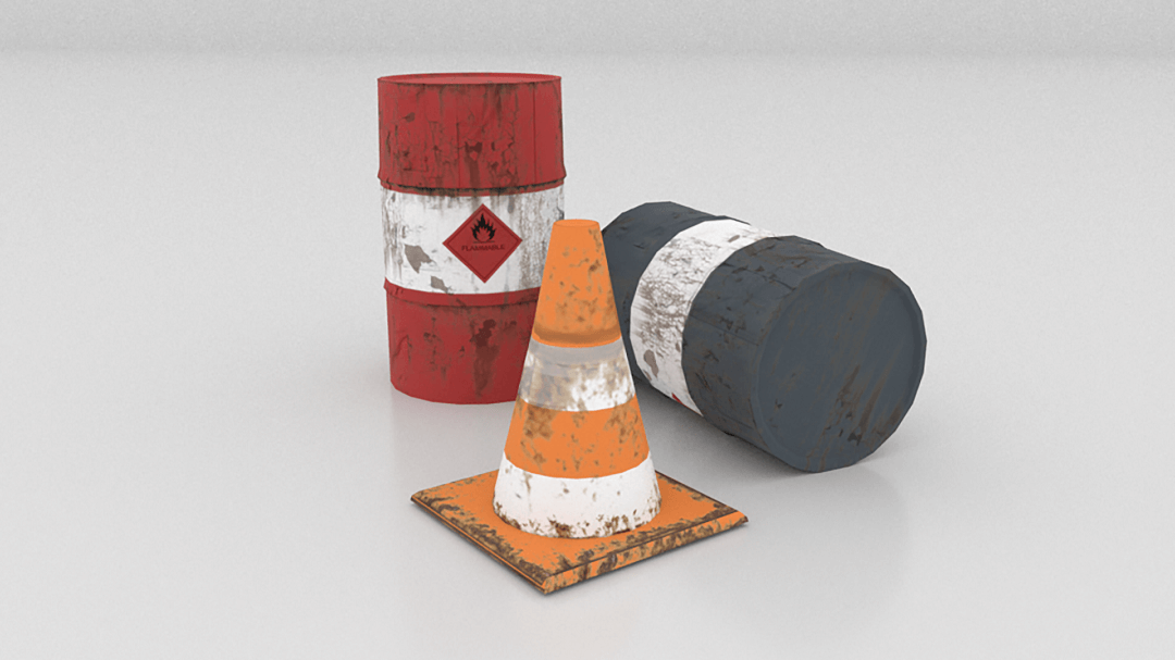 Figure 6: Close-up of the props 1